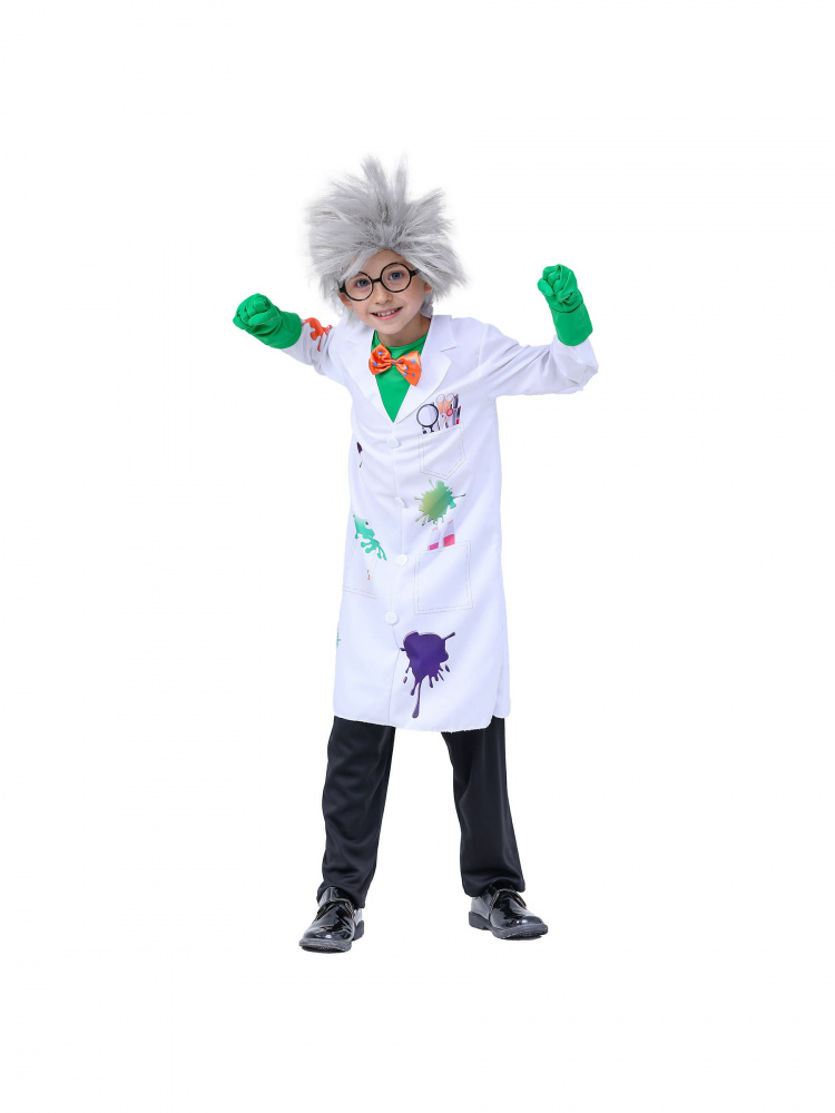 Science Nursery - Costume de scientifique fou d'Halloween pour