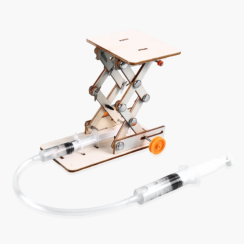 Science Project Kit - 1 pièces bricolage expérience hydraulique ascenseur