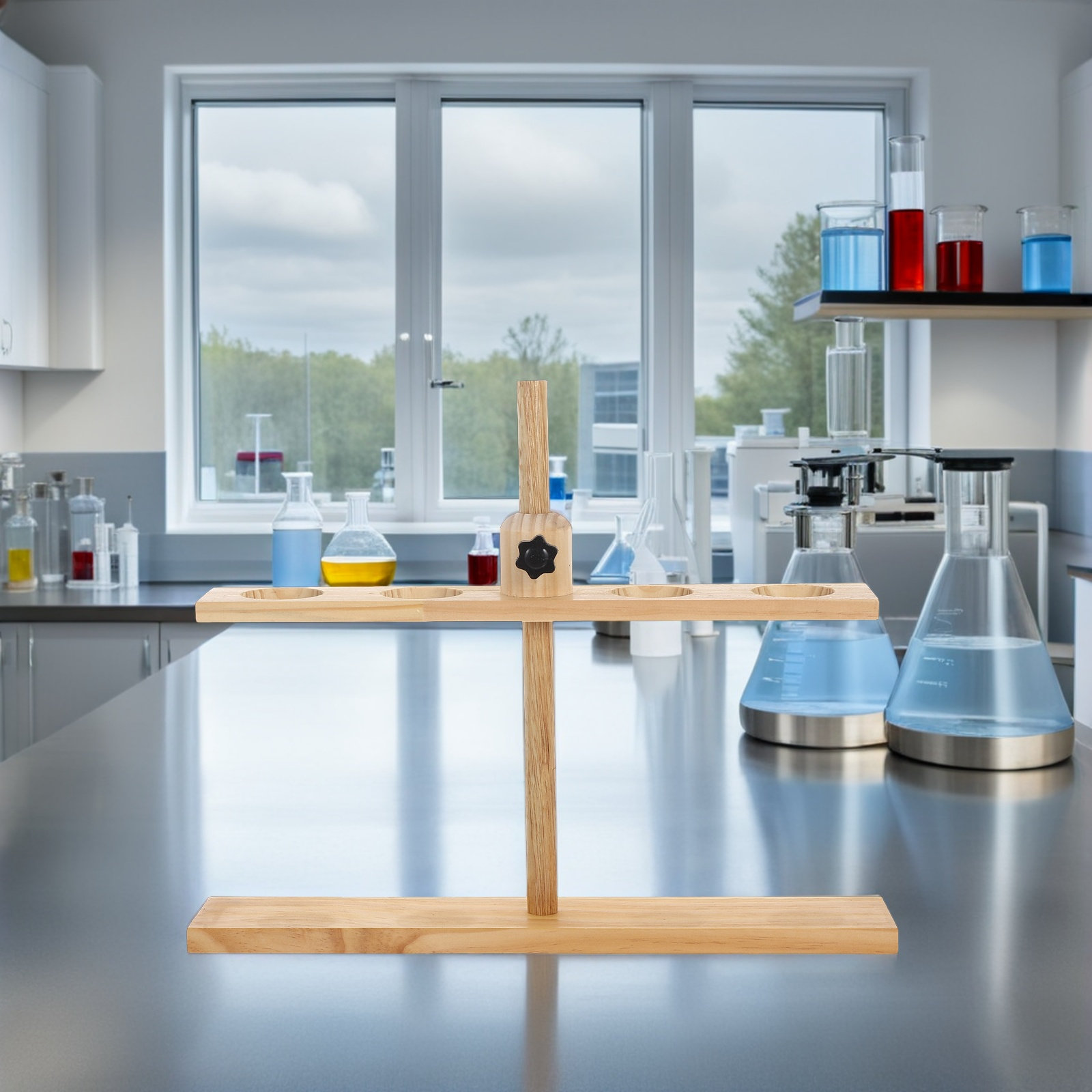 Support d'entonnoir en bois ré - Science Experiment avis et prix