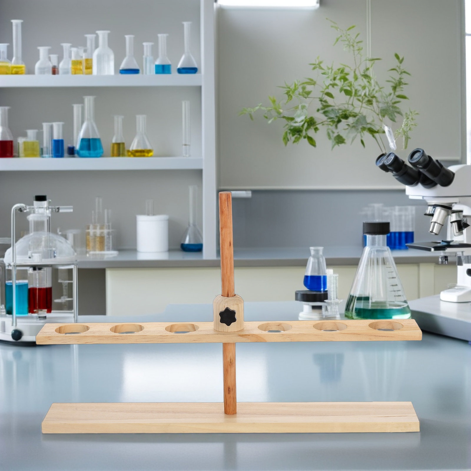 Support en bois à 6 trous pour - Science Experiment avis et prix